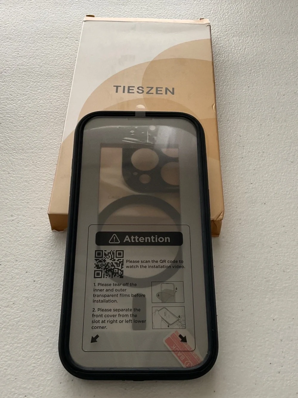 Tieszen Phone Case Screen Protector - Full Coverage